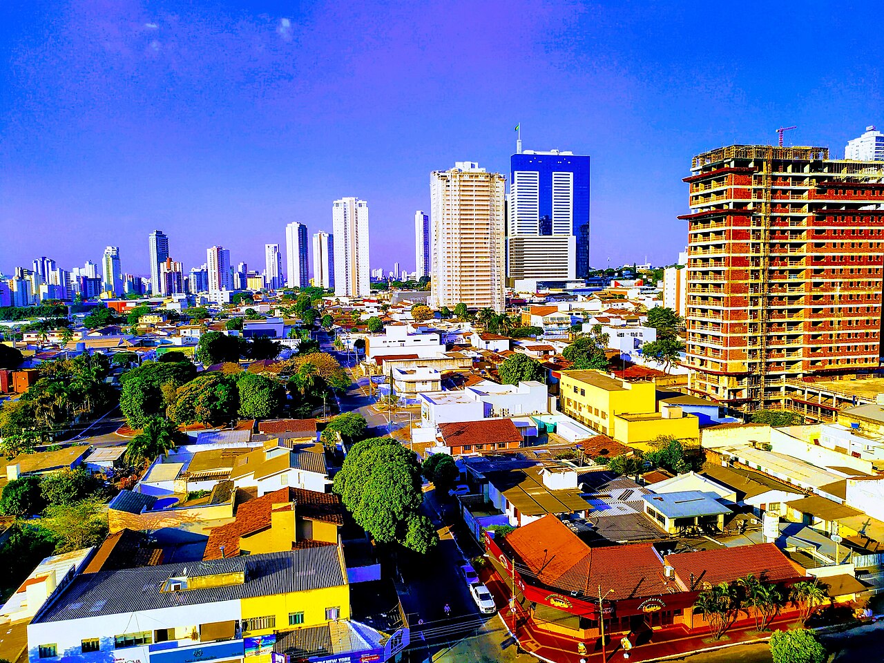Vista urbana de Goiânia em 2019