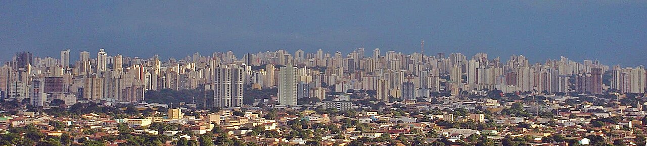 Panorama da cidade de Goiânia